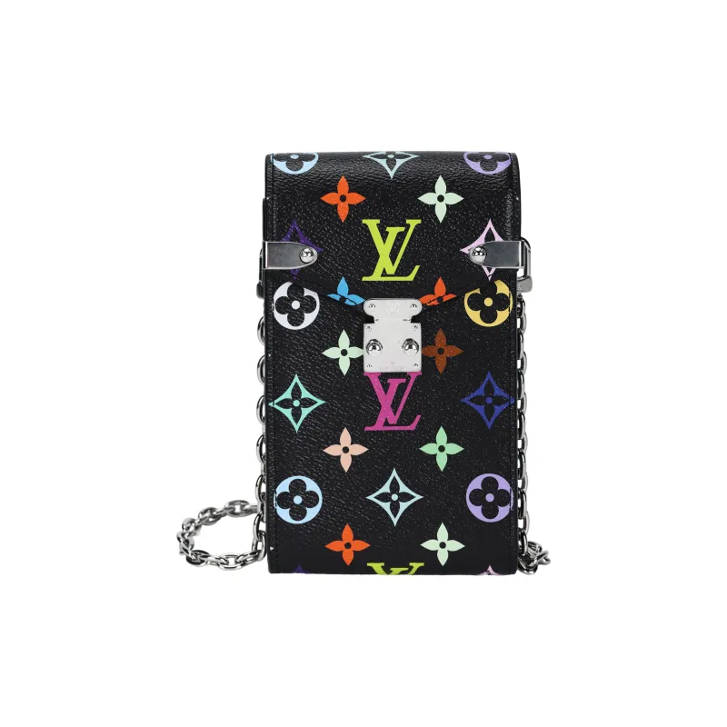 LOUIS VUITTON X Takashi Murakami Phone Pouch Metis Black Multicolored-0