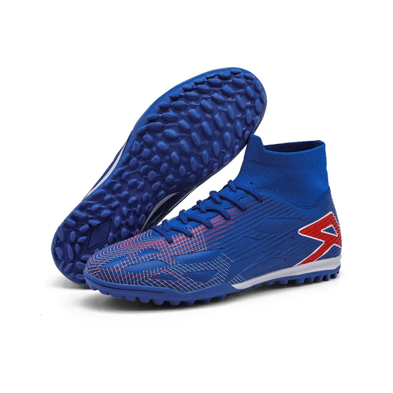 QIUTEXIONG FG Rubber Long Studs TF Rubber Broken Studs Soft Ground Firm Ground Slip Resistant Soccer Shoes Unisex-27