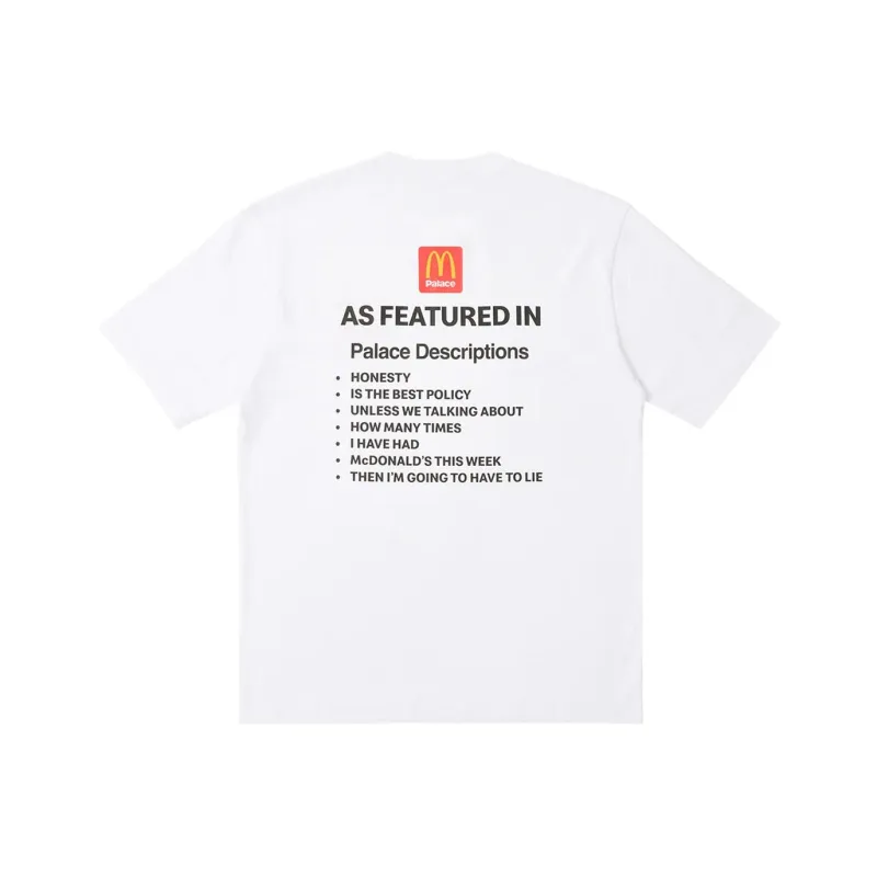 PALACE X McDonald's Description Ii T shirt-0