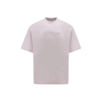 OFF-WHITE T-Shirts Men Pink White