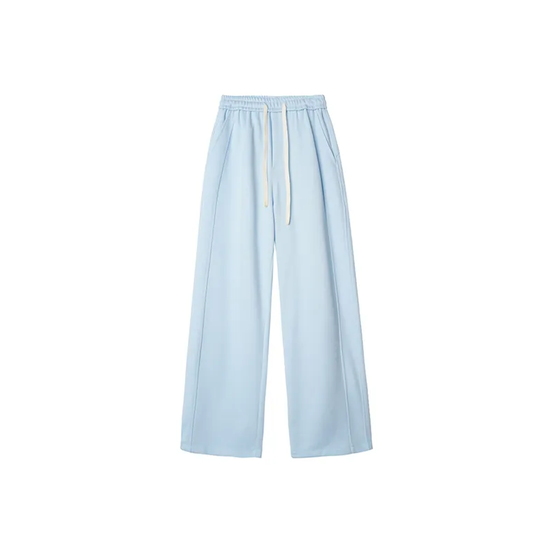 REXSHION Casual Pants Unisex White Heather Gray-10