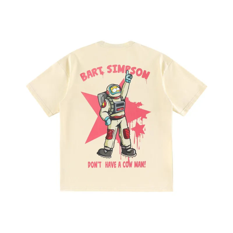 The Simpsons Drop Shoulder Sleeve T Shirt Unisex-6