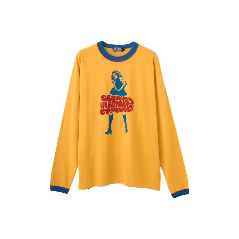 HYSTERIC GLAMOUR T-Shirts Men Yellow-0