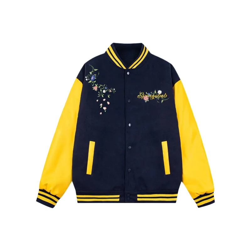 SPONGEBOB SQUAREPANTS Baseball Jacket Unisex-1