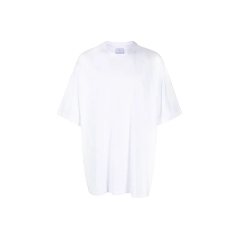 Vetements T-Shirts Unisex Pink Chalk White-0