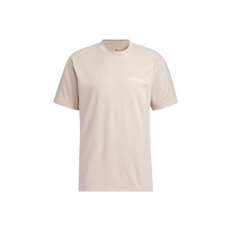 Adidas T Shirts Unisex Wonder Taupe-0
