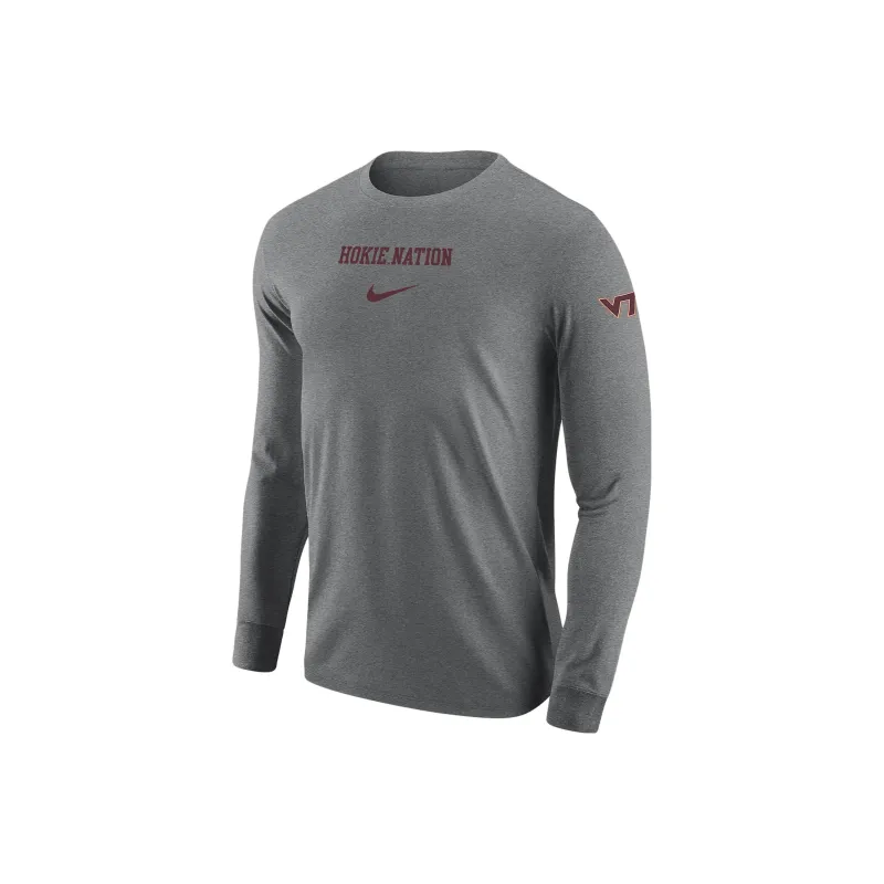Nike Virginia Tech Men's Nike College Long Sleeve T Shirt-0