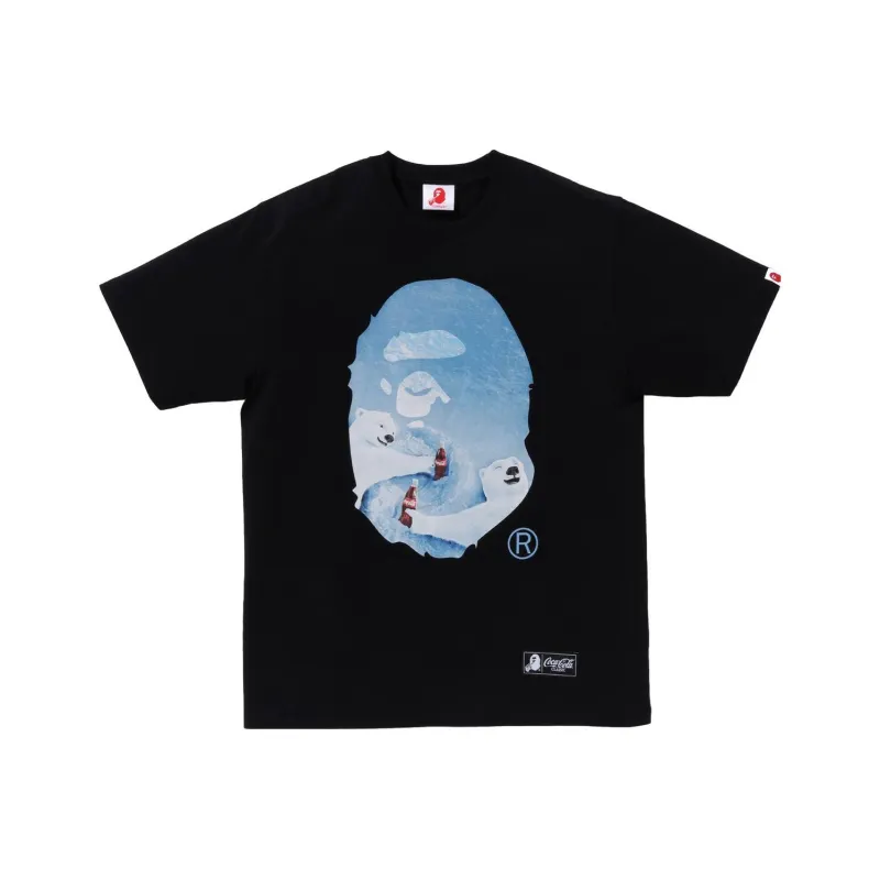 Bape X Coca Cola Photo Ape Head Tee-0
