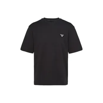 PRADA Logo Detailed Crewneck T Shirt