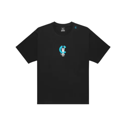 CLOTTEE X RIPNDIP Co 브랜드 시리즈 SS23 블랙 남녀공용 티셔츠