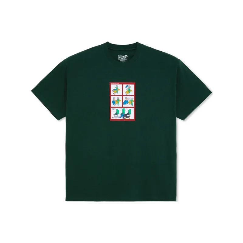 POLAR SKATE CO T Shirts Men Dark Green-0