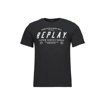 REPLAY T-Shirts Men Black