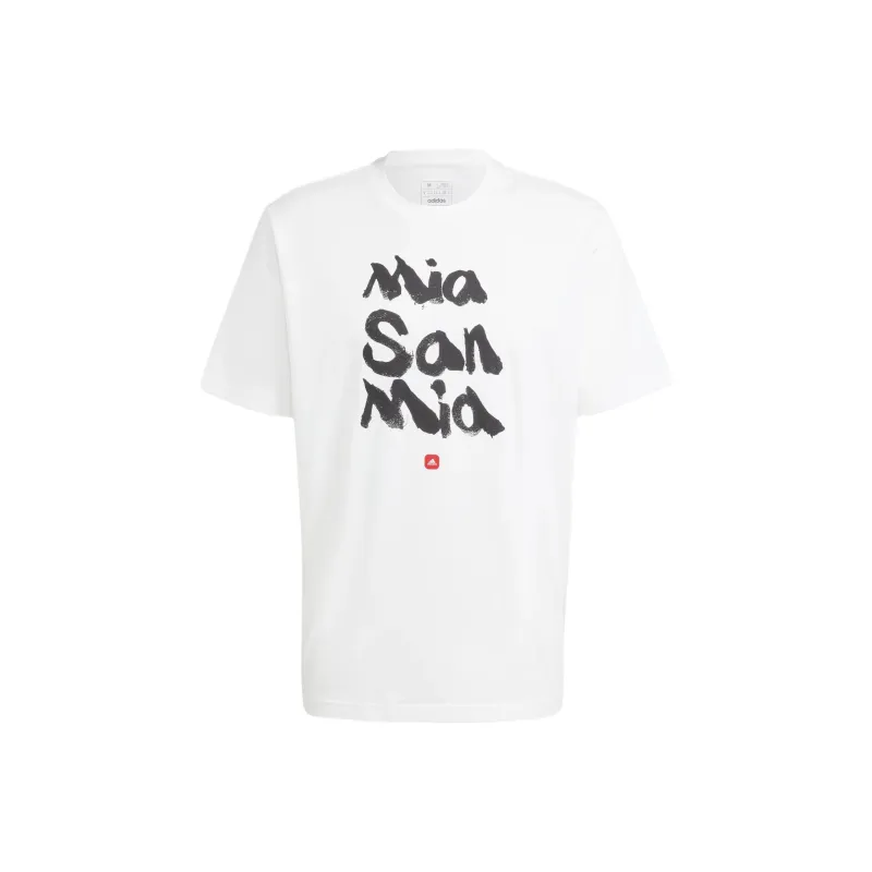 Adidas FC Bayern T-Shirts Men White-0