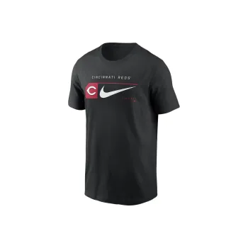 Nike Cincinnati Reds Team Swoosh Lockup T-Shirt Men's Black