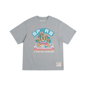 Mitchell & Ness Drop Shoulder Sleeve T-Shirt Unisex Gray