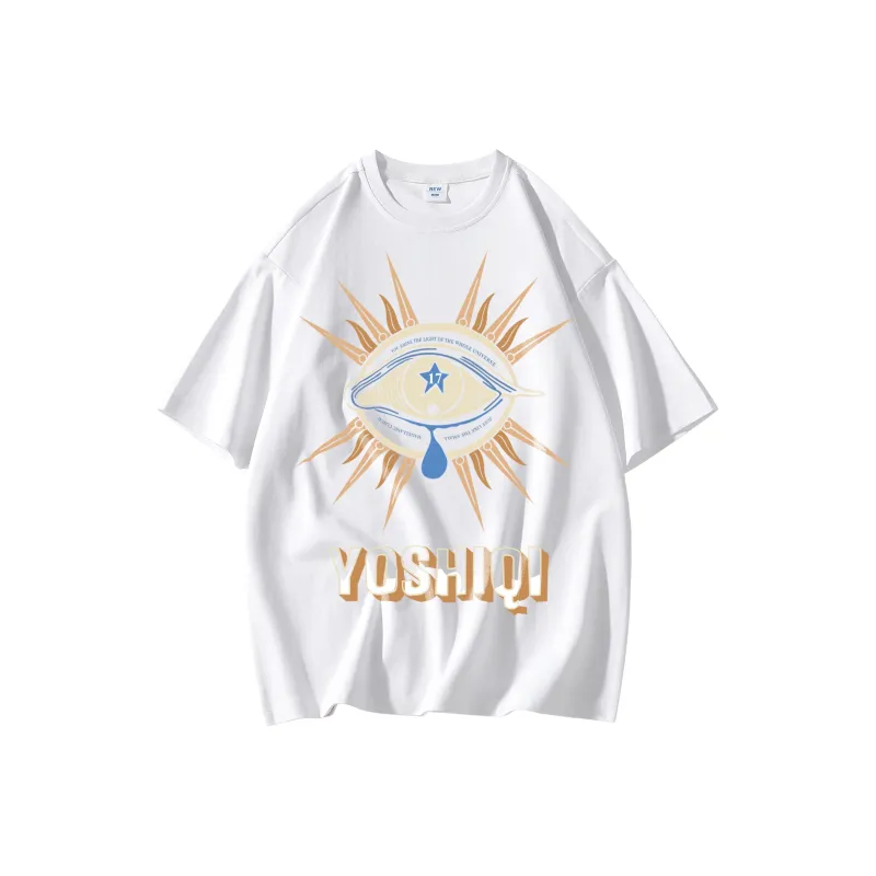 YOUSHIQI Devil-Print Unisex T-shirt-8
