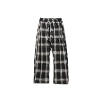 REXSHION Casual Pants Unisex Black