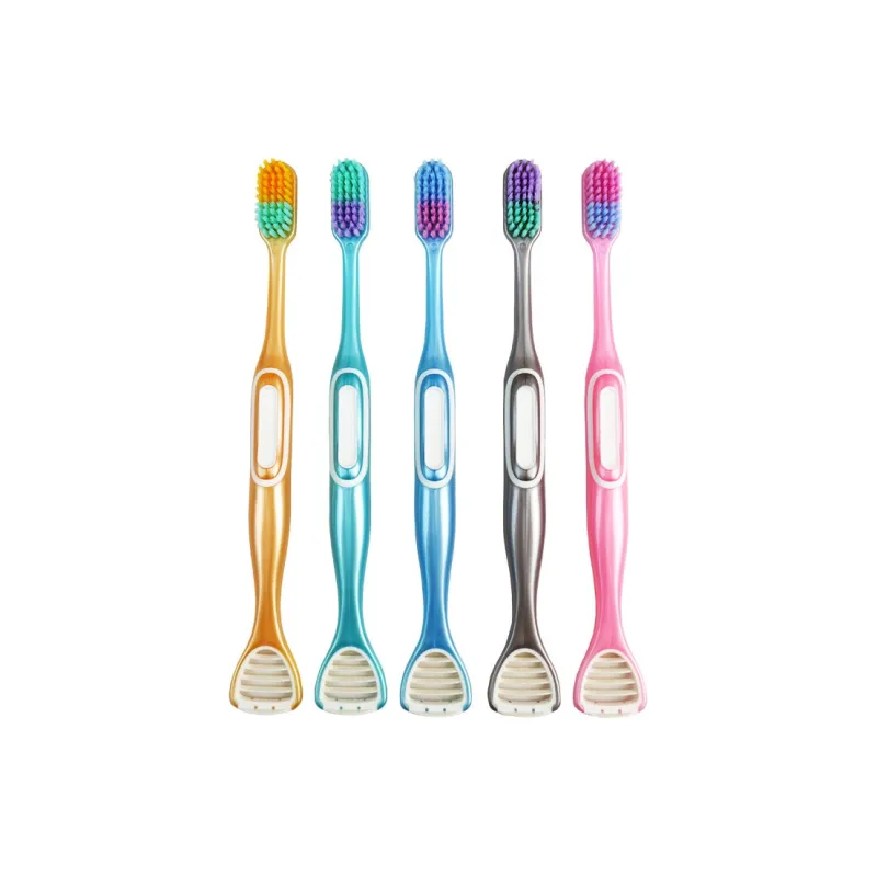 KAMEIER K167 Soft Bristle Tongue Cleaner Toothbrushes Gum Protection & Freshening Breath-0