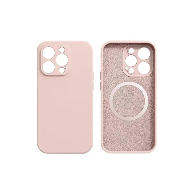 Sopi Silicone Material Macaron Magnetic Phone Cases Compatible With IPhone 16/15 Pro Max/Apple 13/14 Pro Max Collection-4