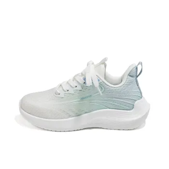 Warrior Anti Slip Wear Resistant Low Top Casual Running Shoes Women's White Green