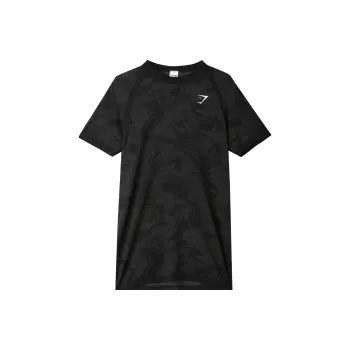 GYMSHARK T Shirts Men Black