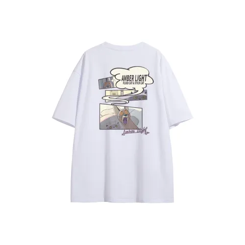 AMBER LIGHT AMBER LIGHT X One Beach Cat & One Cat Co branded Series T Shirts Unisex