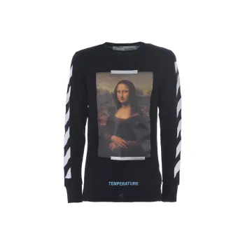 OFF WHITE T Shirt Regular Fit Men's Black