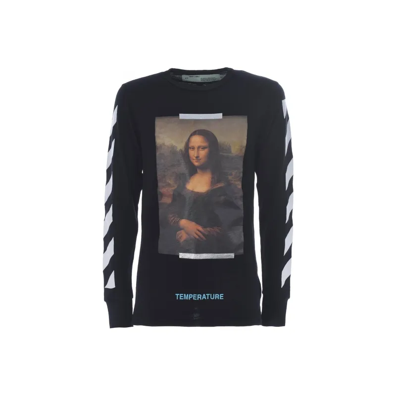 OFF WHITE T Shirt Regular Fit Men's Black-0