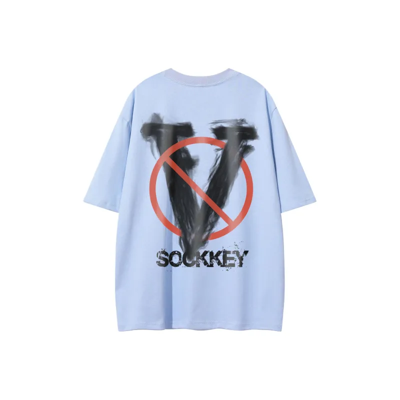 SOCKKEY Drop Shoulder Sleeve T Shirt Unisex-15