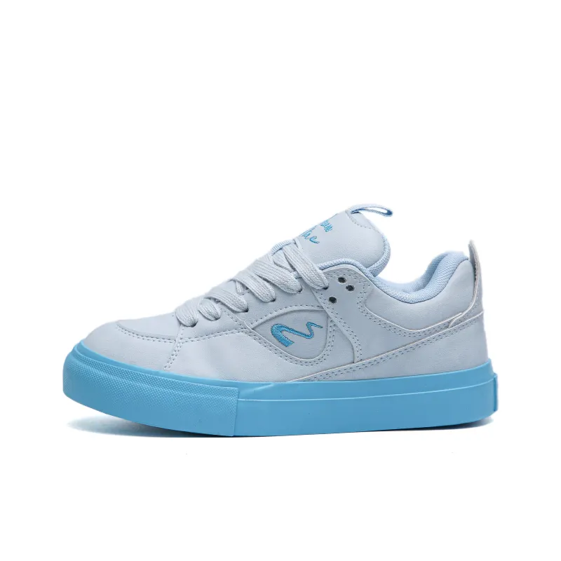 TUOPIN Low Top Skateboard Shoes Women's Yellow Cream Green-4
