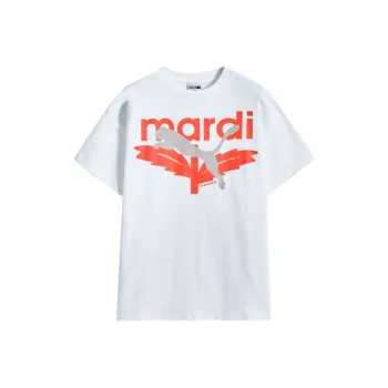 PUMA MARDI T Shirts Unisex White