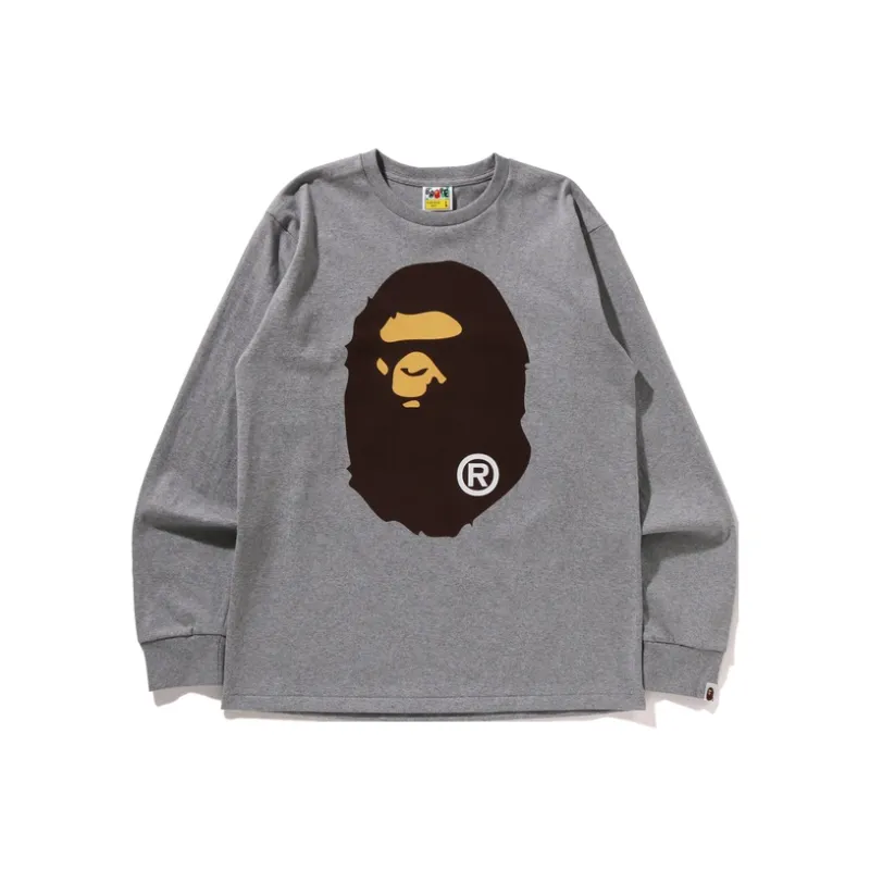 A BATHING APE Big Ape Head L/S Tee Tee-10