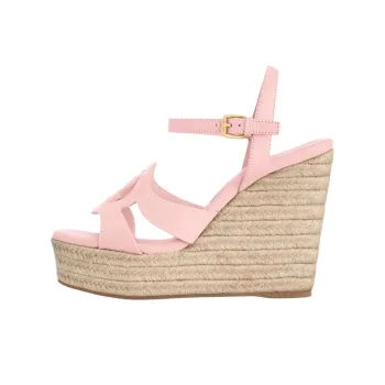LOUIS VUITTON Isola Strap Sandals 8.5cm Women's Pink
