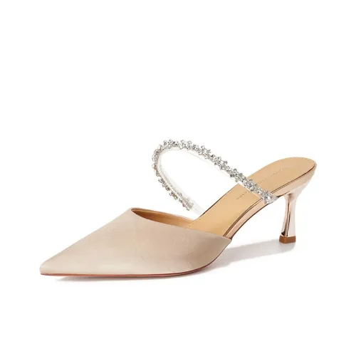 KATHRYN WILSON Rhinestone Abrasion Resistant Wrap toe Slippers Women's