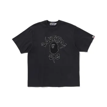 A BATHING APE Mad College Garment Dyed Relaxed Fit Tee