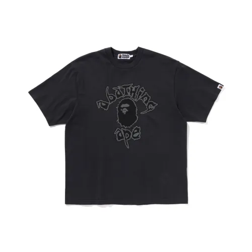 A BATHING APE Mad College Garment Dyed Relaxed Fit Tee