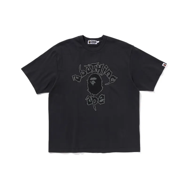 A BATHING APE Mad College Garment Dyed Relaxed Fit Tee-0