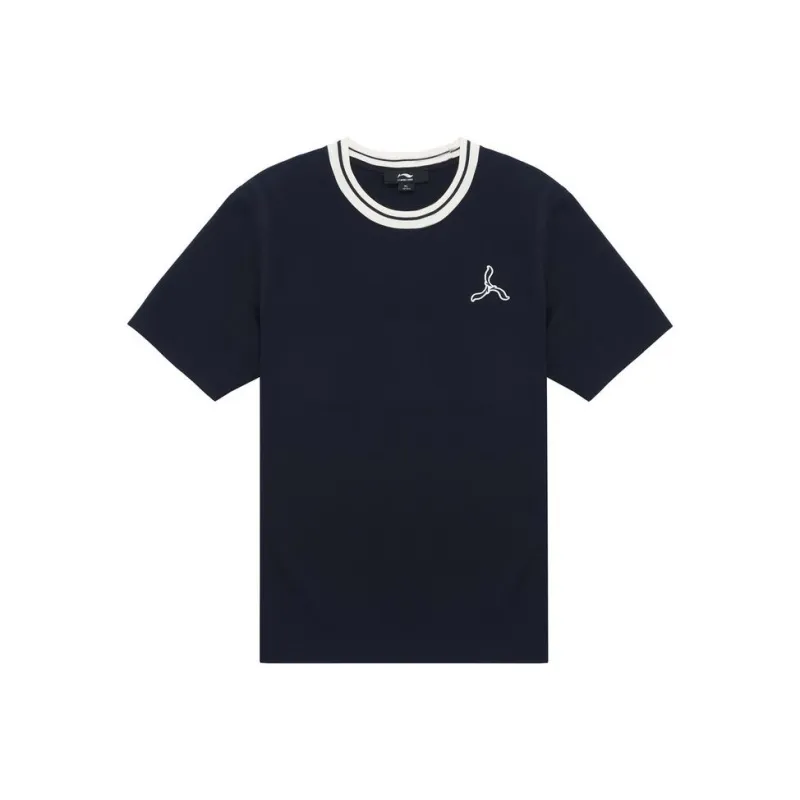 LI NING 1990 Classic Collection T Shirt Men's Deep Mysterious Blue-0