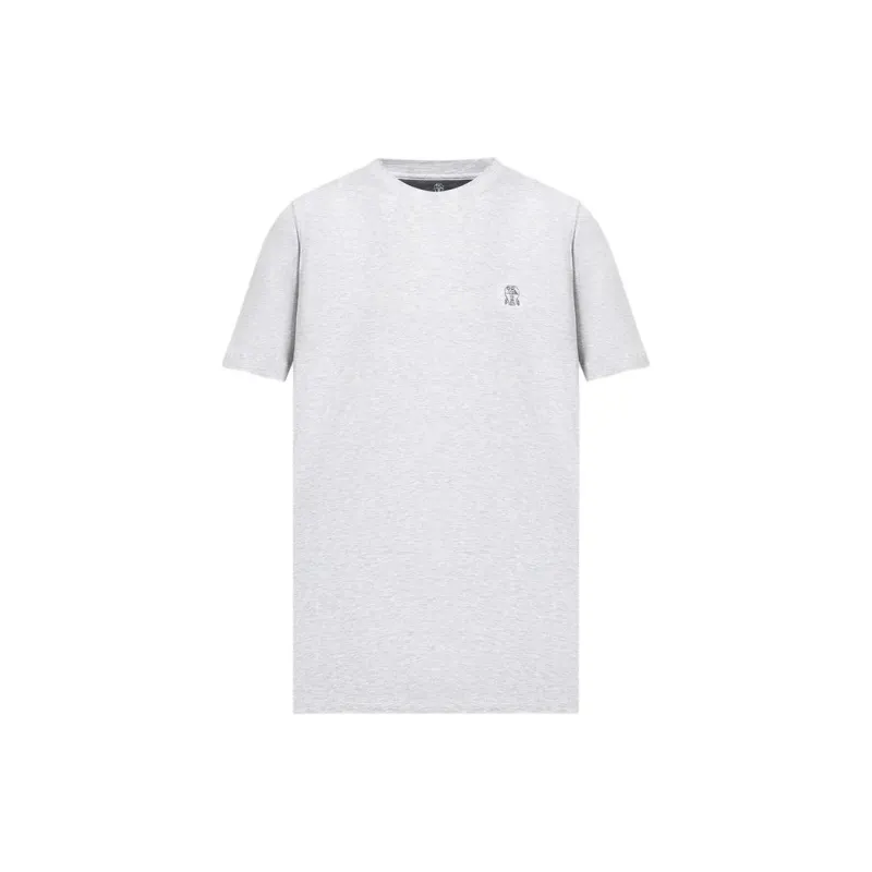 Brunello Cucinelli T Shirt Men's Light Gray-0