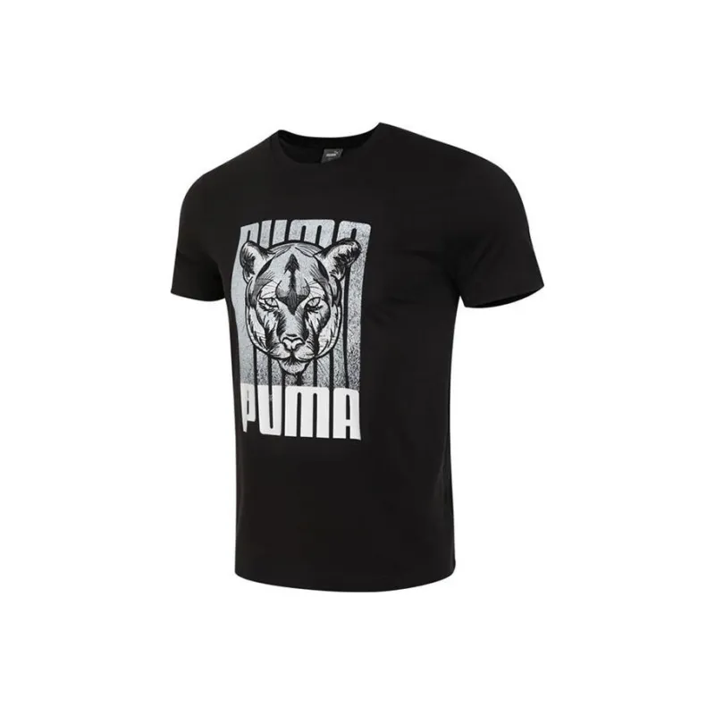 PUMA T Shirts Men Black-0