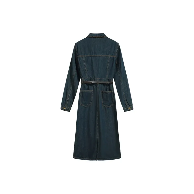 ABBY GODDESS Long Sleeved Dresses Women's Blue-1