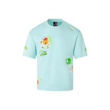 Adidas T Shirt Unisex Light Teal