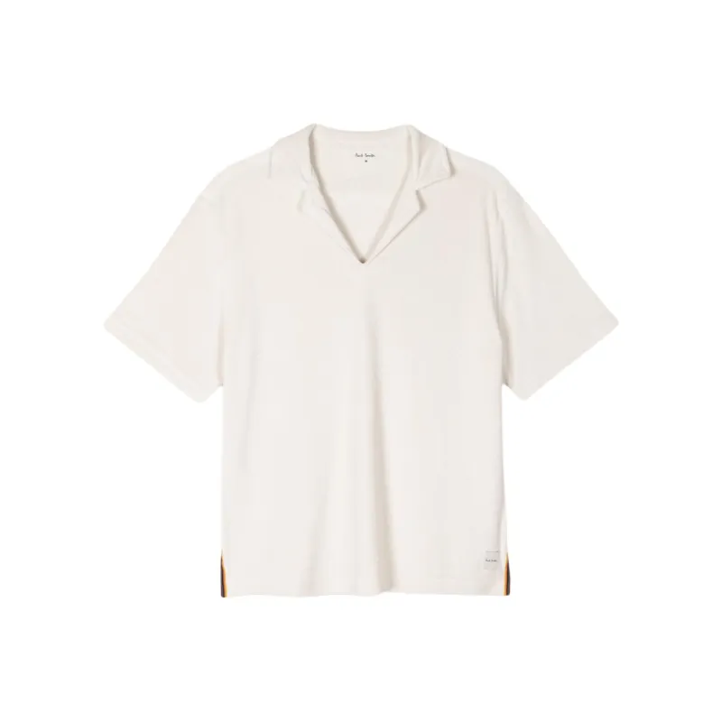 Paul Smith Stripe trim T shirt-0