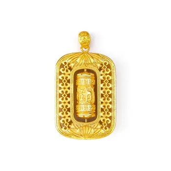 Imono Brass Gold Plated Pendants Unisex