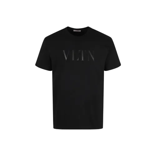 Valentino Vltn Logo Printed Crewneck T Shirt