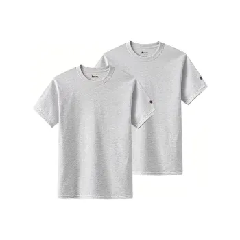 Champion T Shirt Unisex 2 Pack Silver Gray