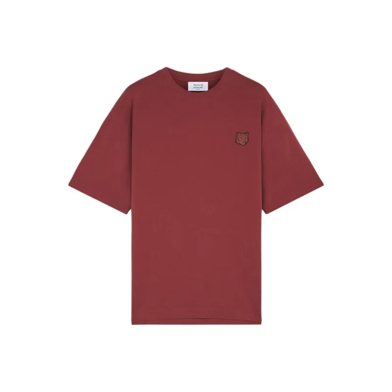 Maison Kitsune Chillax Fox Patch Crewneck T Shirt-0