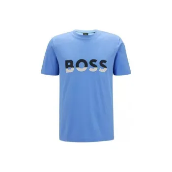 BOSS Logo-print Cotton T-shirt