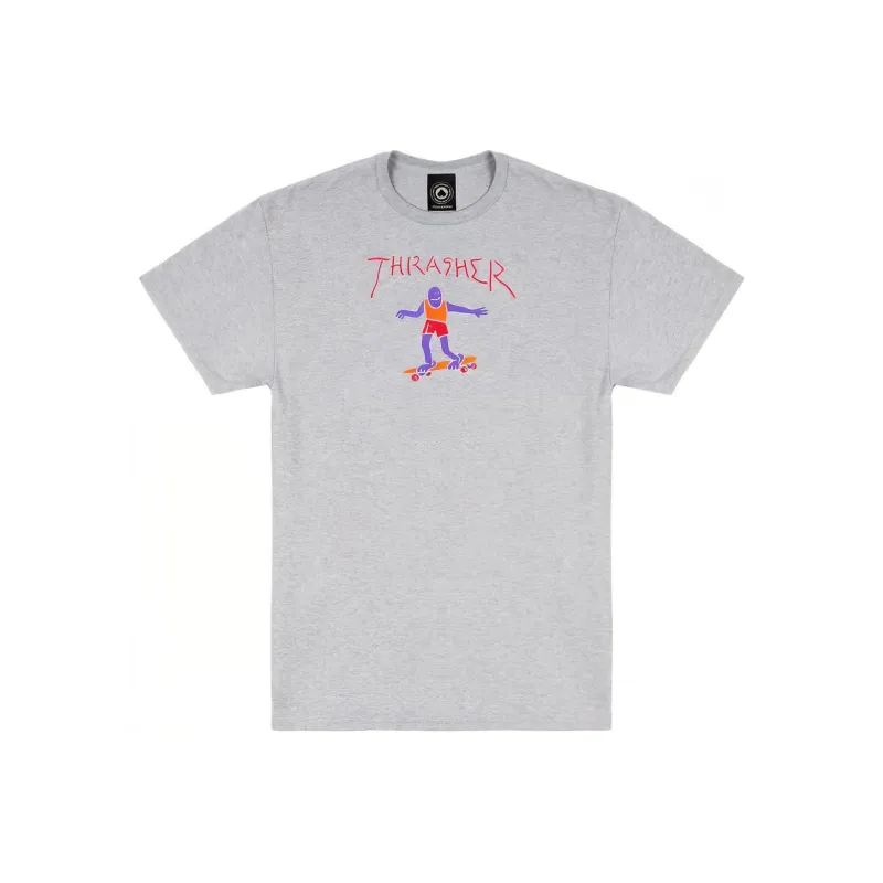 Thrasher T-Shirts Unisex Gray-0