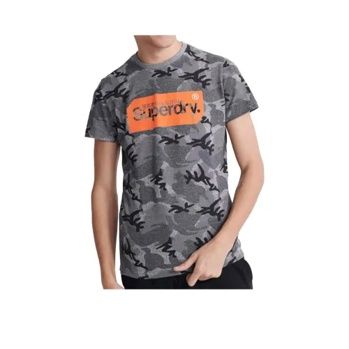 SUPERDRY T-Shirts Men Gray